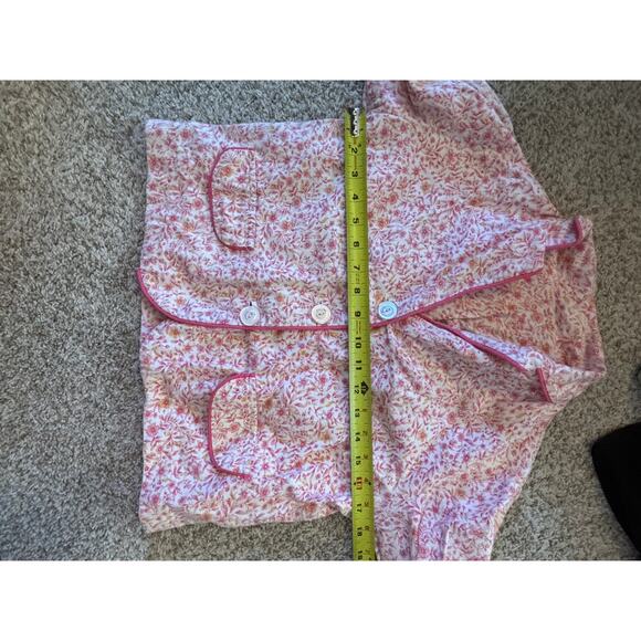 Vintage Handmade Pink Yellow White Floral Blazer and Skirt Set best for XXS - Picture 6 of 8